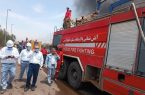 استقرار نیروهای پالایش و پخش در بندر شهید رجایی