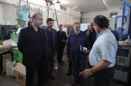 پیگیری میدانی مدیرعامل سازمان به همراه بازرس كل استان جهت رفع موانع واحدهای تولیدی